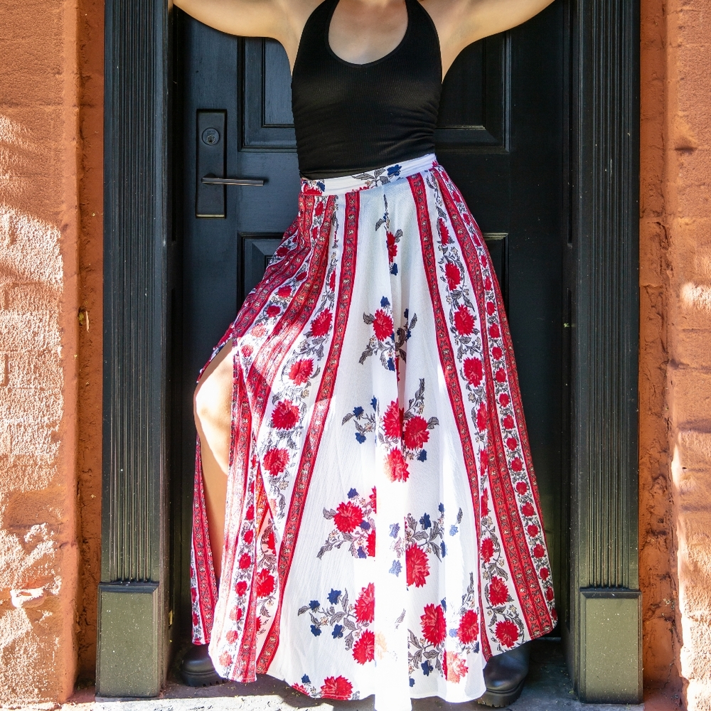 Gently Used Promesa Floral Maxi Skirt Size S